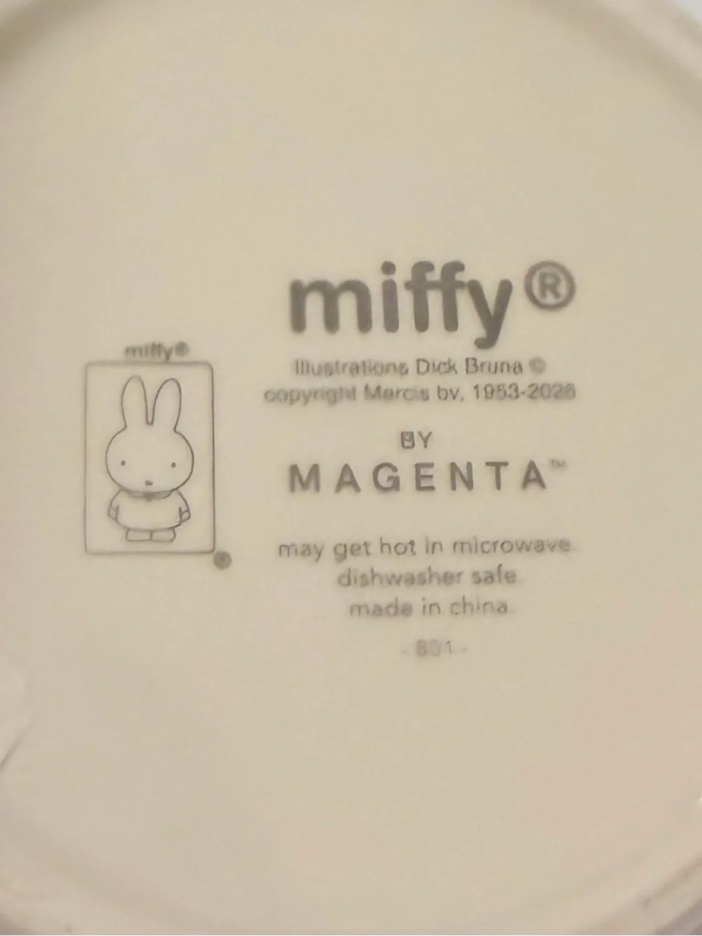Miffy Pink Bunny Mug by Magenta